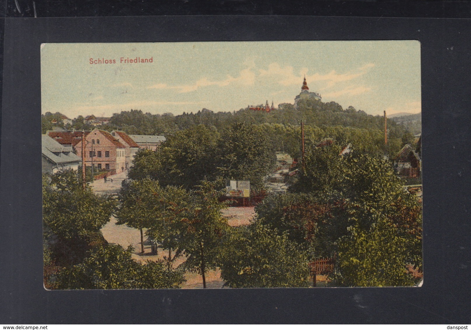 Czechoslovakia PPC Schloss Friedland Frýdlant v Čechách 1909