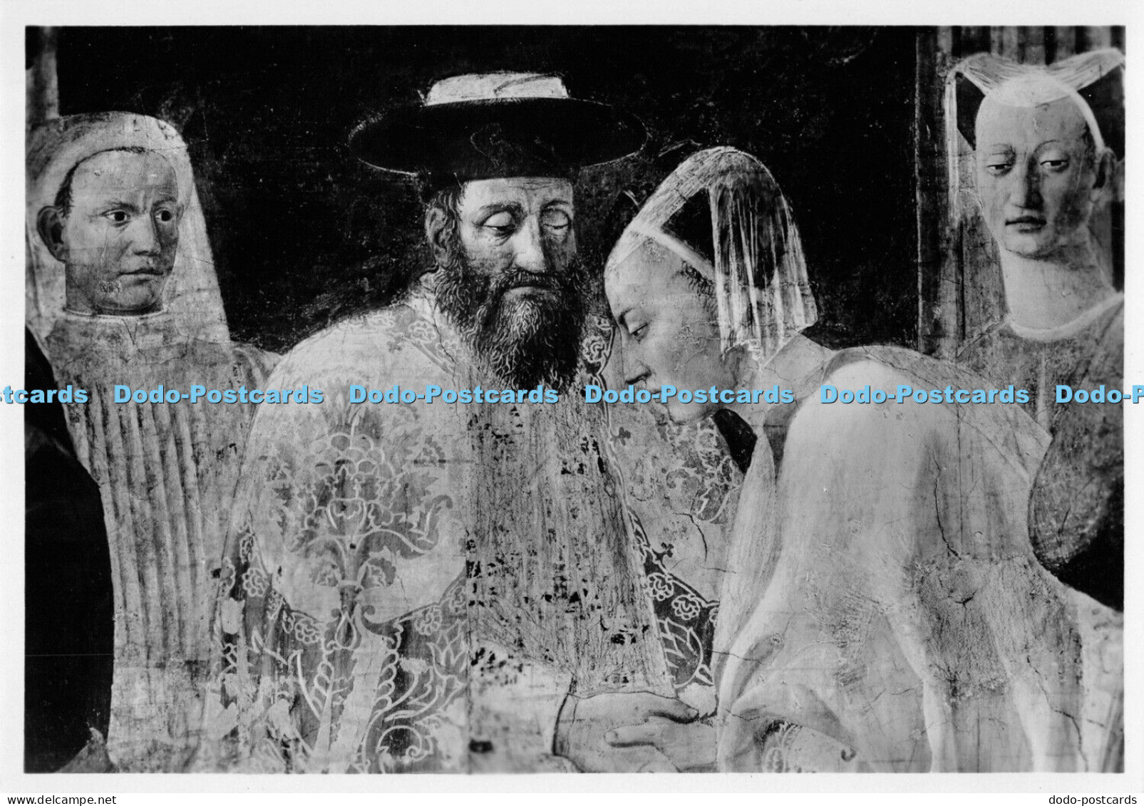 D002477 Arezzo. Chiesa di S. Francesco. Coro. Visita della Regina Saba a Salomon