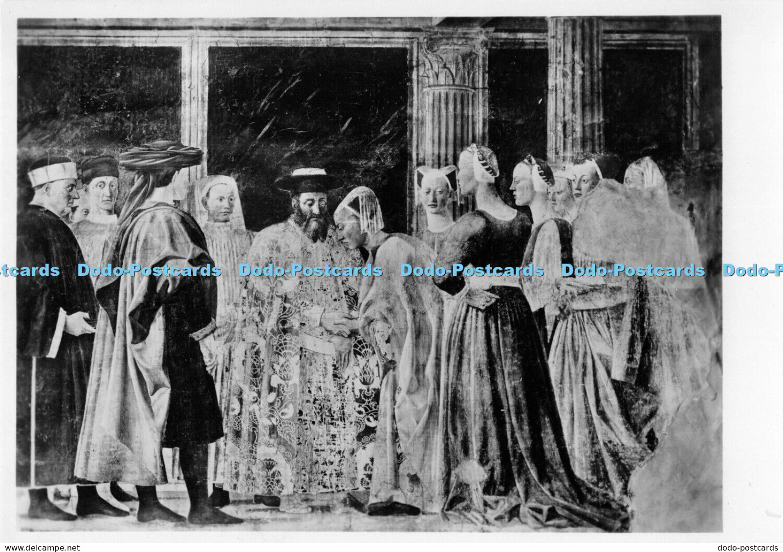 D002479 Arezzo. Chiesa di S. Francesco. Visita della Regina Saba a Salomone. F.l