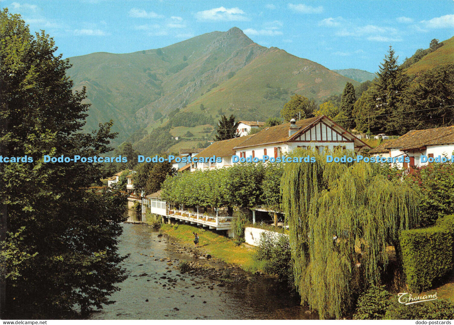 D007636 Pays Basque. Saint Etienne De Baigorry Hotel. Arce. France. Mountains