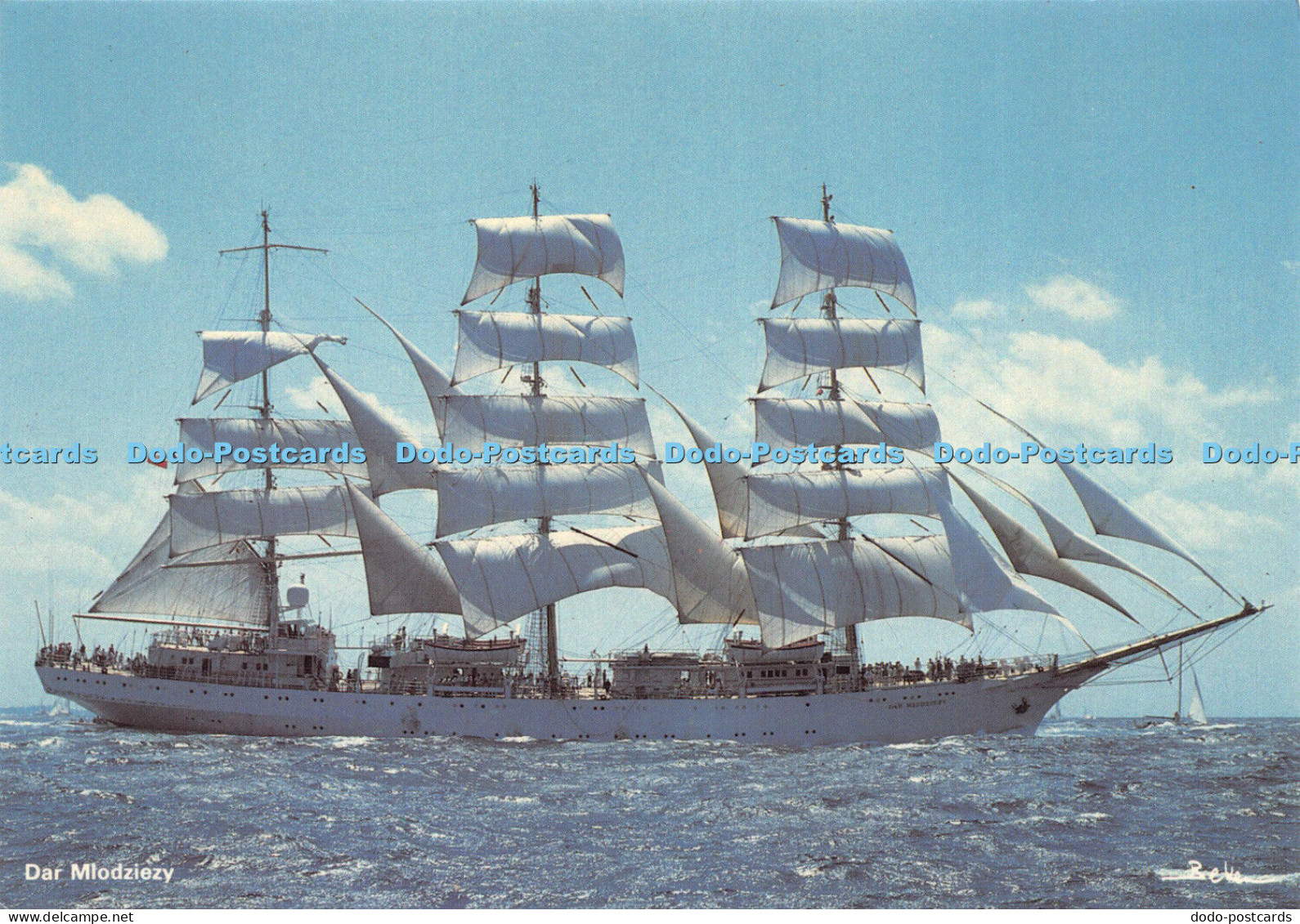 D012516 Dar Mlodziezy. Beken of Cowes