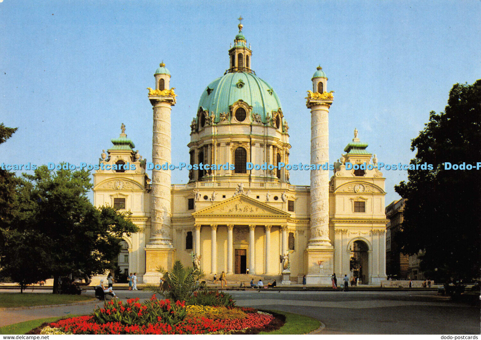D015591 Vienna. St. Charles Church. Bauer