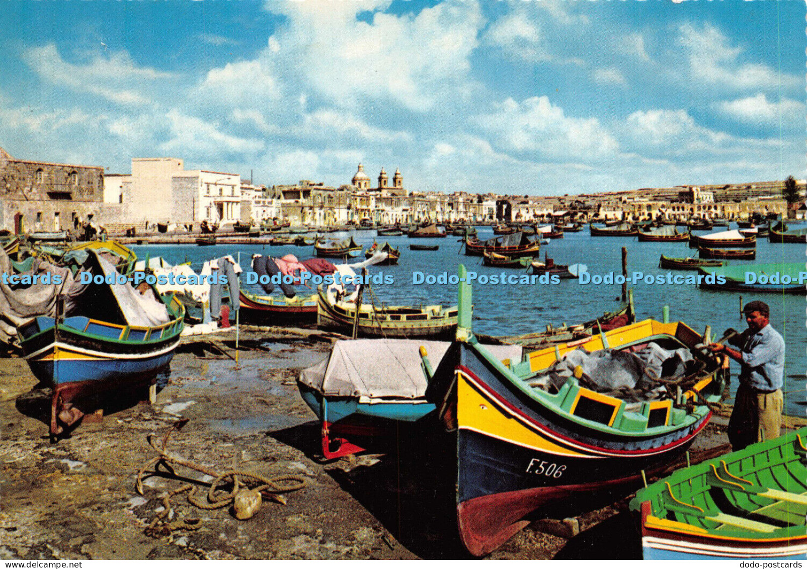 D026620 Malta. Marsaxlokk. The Malta Import and Export