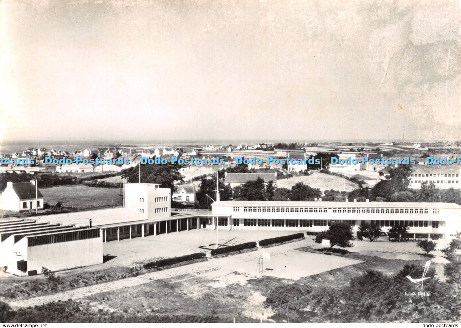 D033179 En Avion au Dessus de. Etel. Morbihan. Ecole d Apprentissage Maritime. L