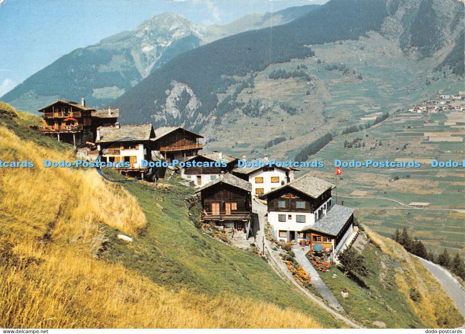 D039963 Vicheres sur Liddes. Valais Route du Grand Saint Bernard. Darbellay