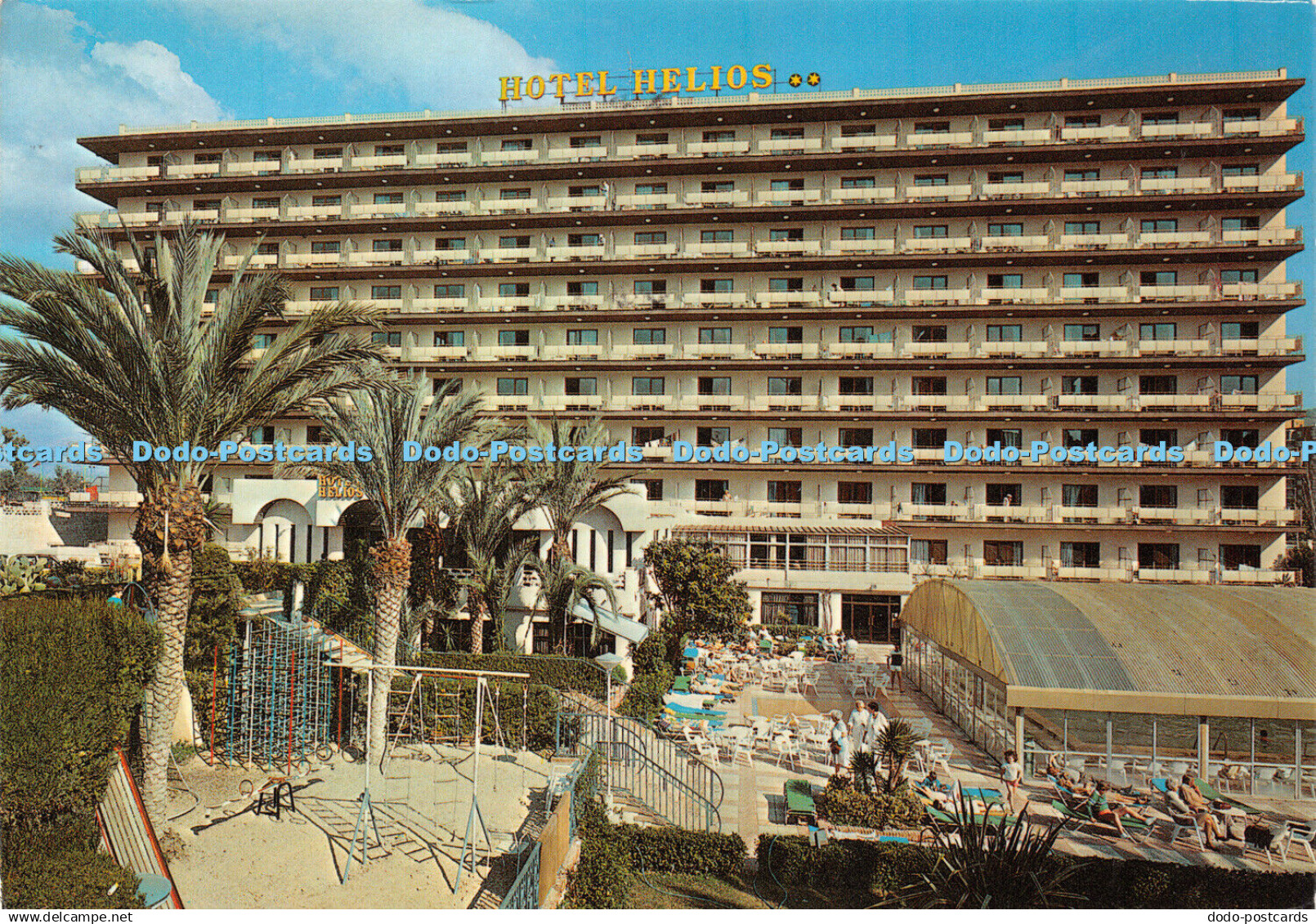 D040345 Hotel Helios. Avda. Filipinas. Benidorm. Alicante. Espana. Postales H. n
