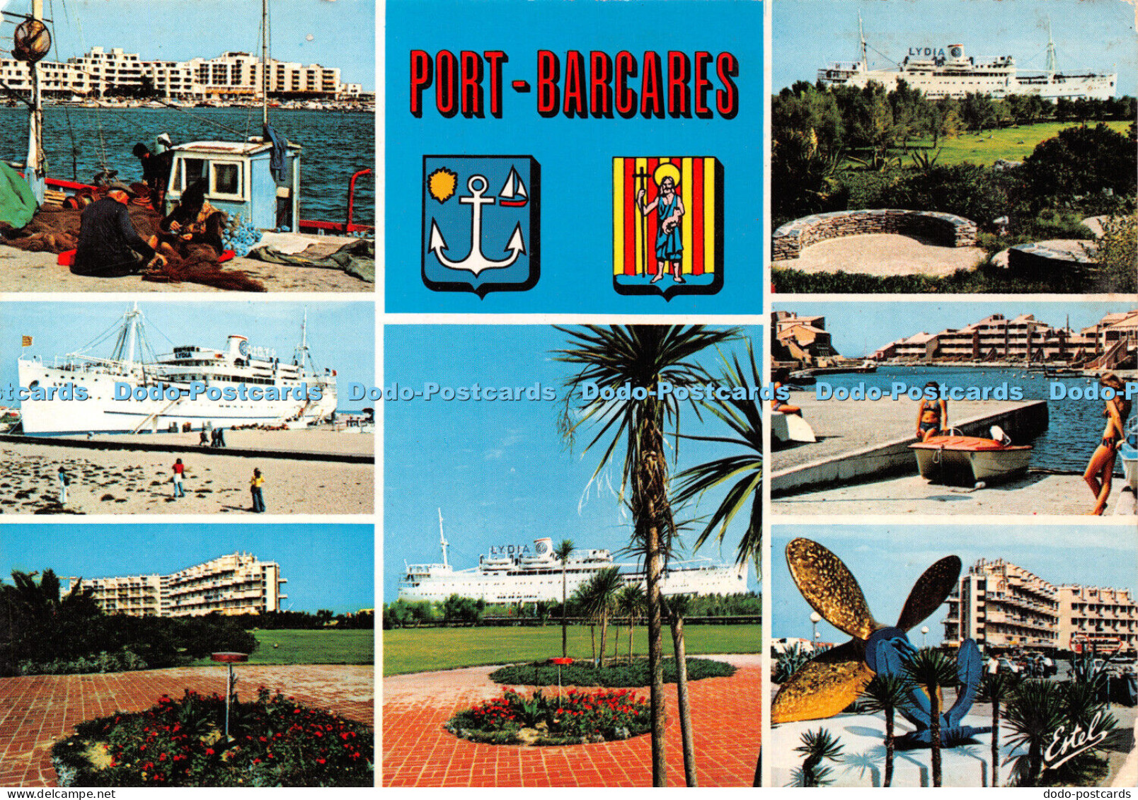 D041494 Port Barcares. La Cote Vermeille. Le Port Differents Aspects du Lydia et