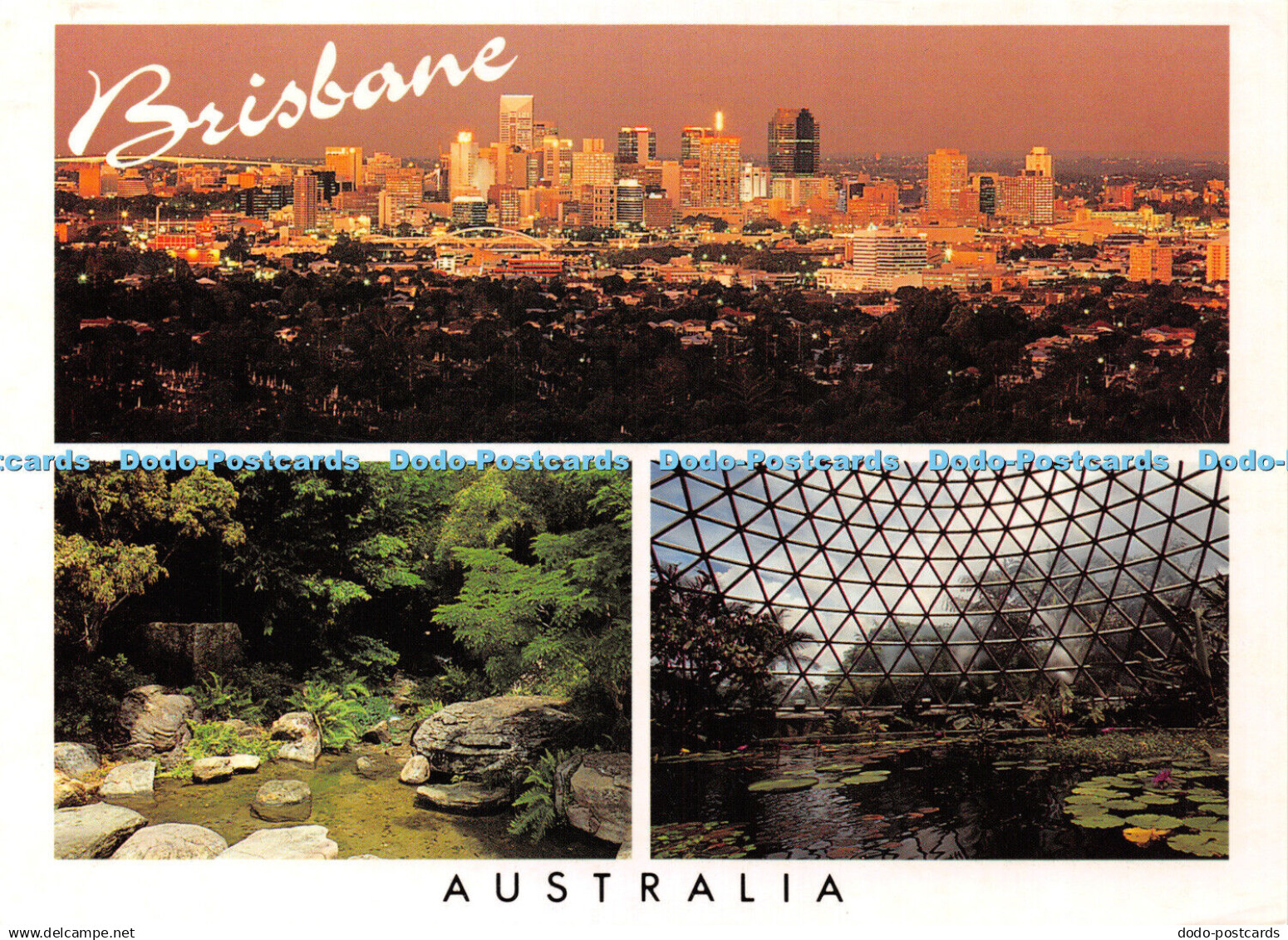 D042666 Australia. Brisbane. Queensland. View of Brisbane Skyline From Mt. Coot