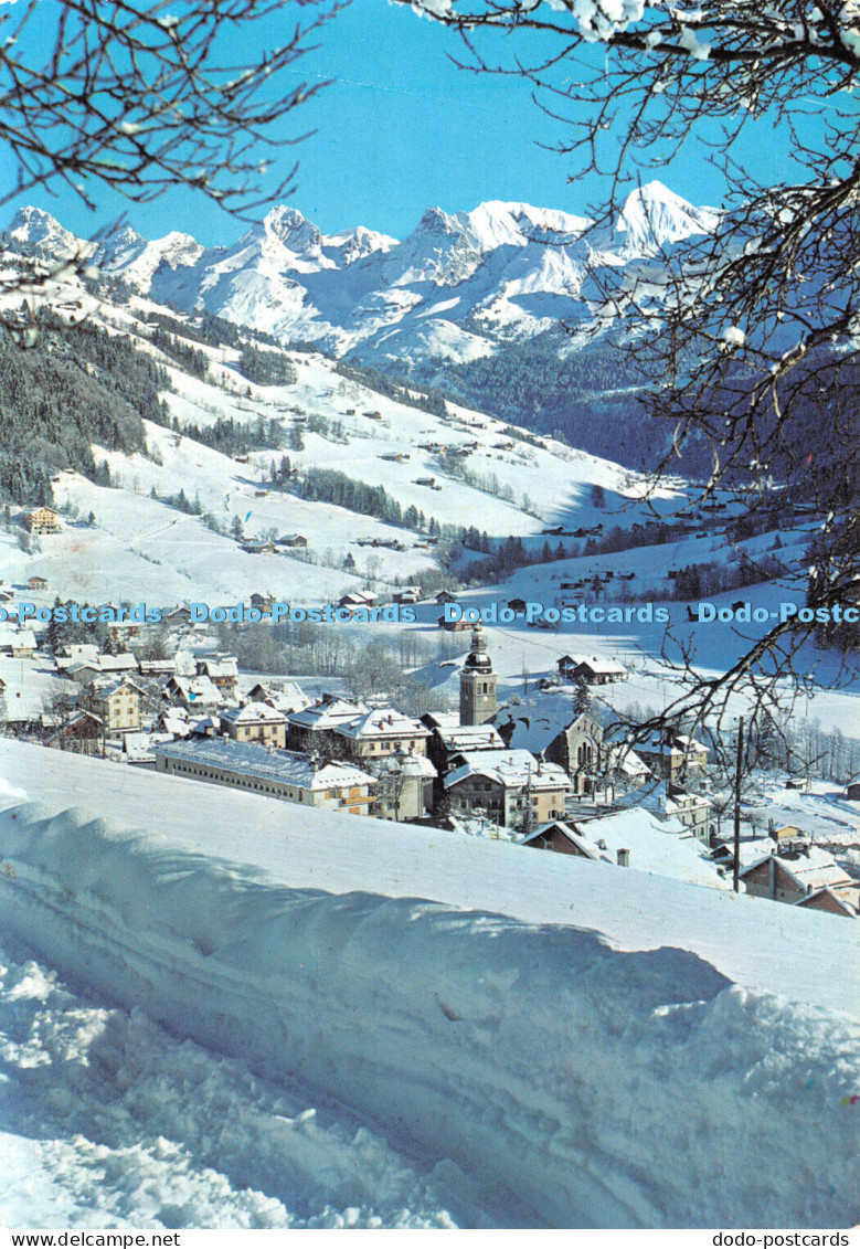 D043267 Le Grand Bornand. Haute Savoie. Vue Generale. Col de la Colombiere. Gil.