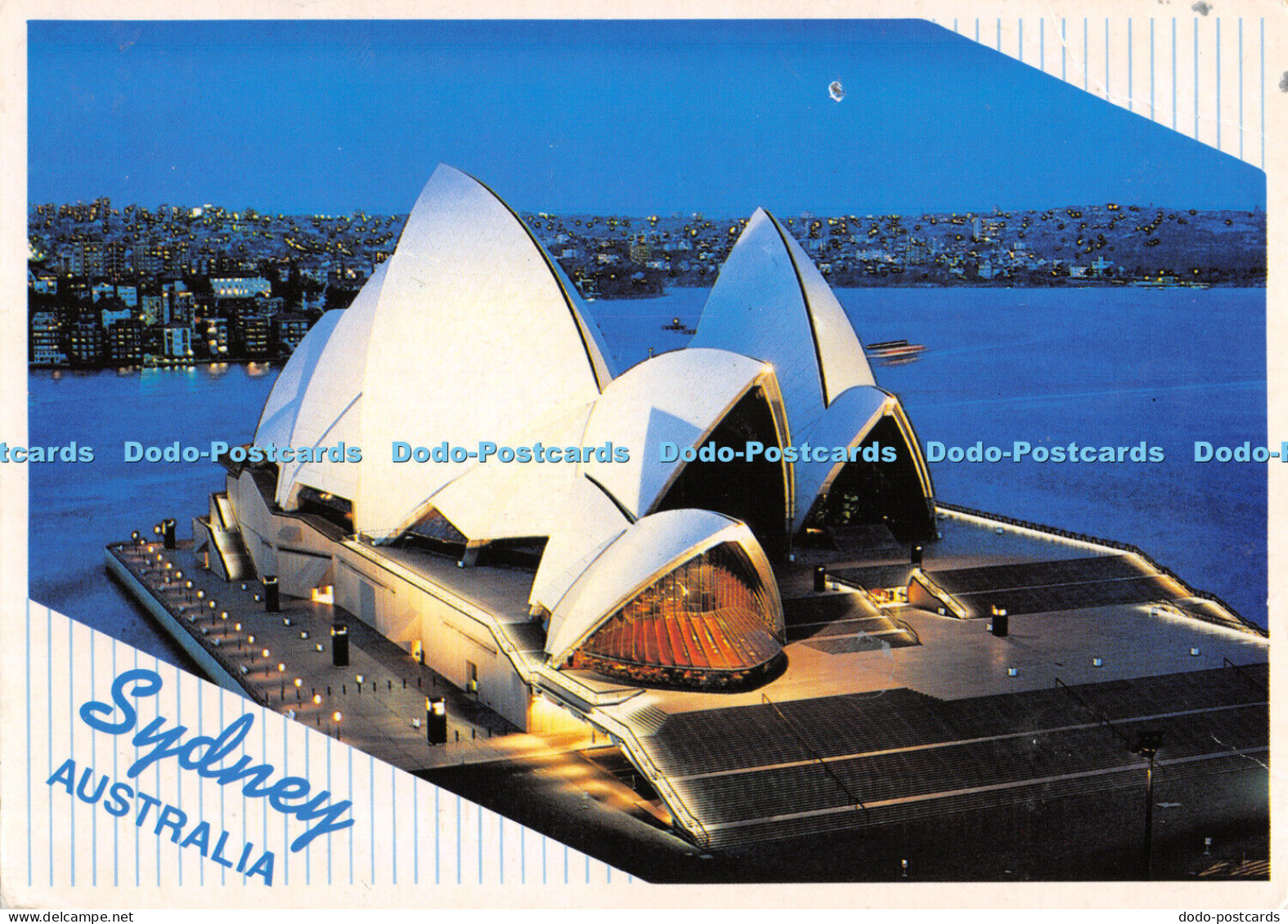D049592 Australia. Sydney. Famous Sydney Opera House at dusk. 1999