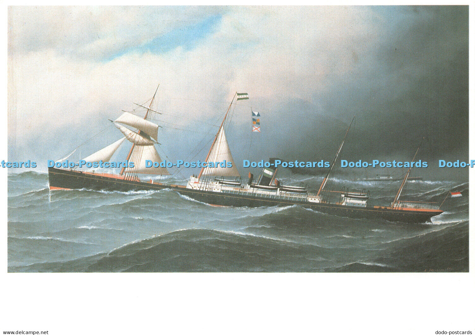 D050904 S. S. Opdam. A. Jacobsen. Collectie Maritiem Museum Prins Hendrik. Joop