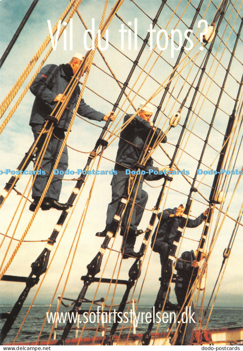 D053541 Vil du Til Tops. Chili Card. Postcard