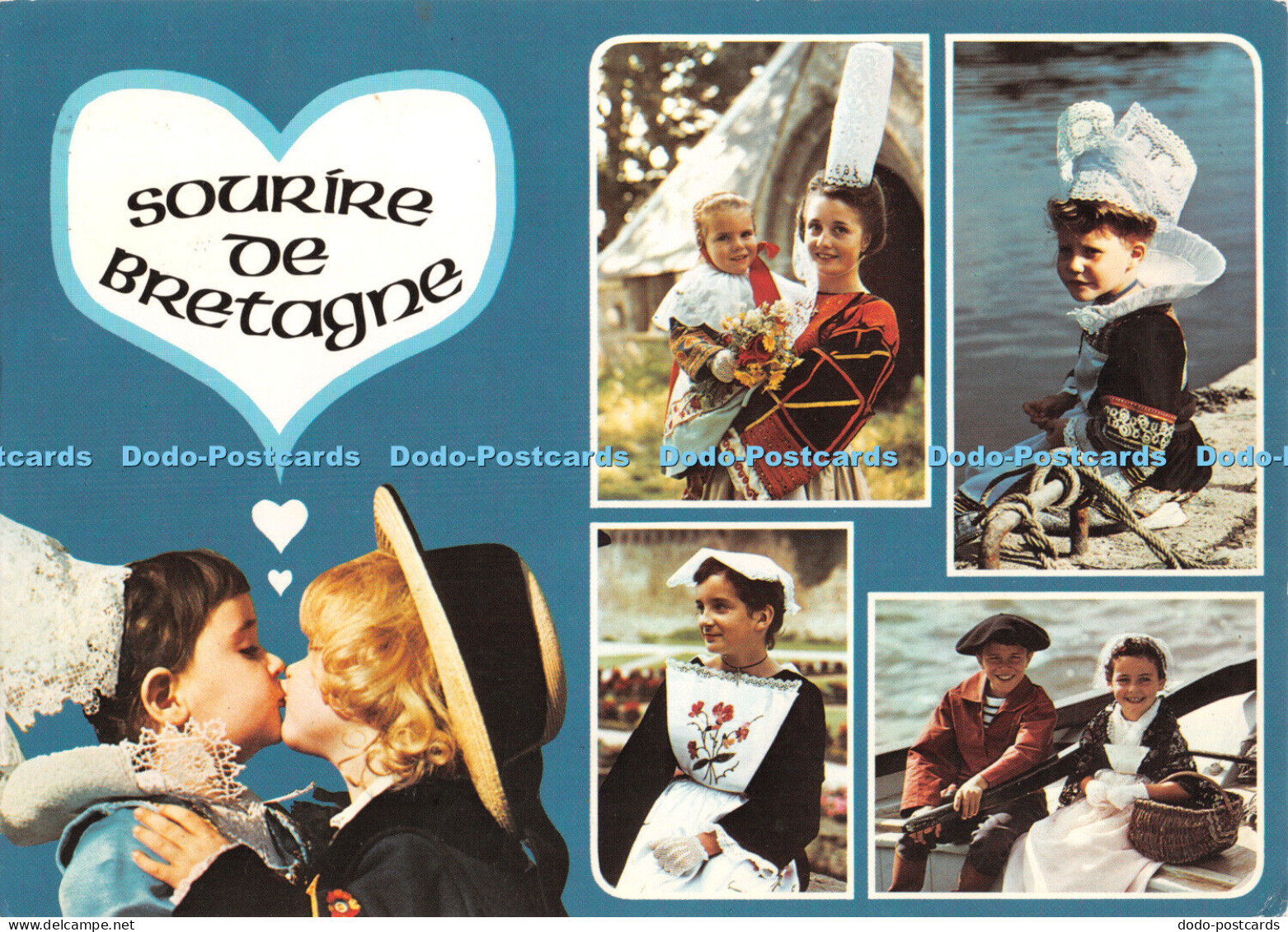 D056326 Sourire de Bretagne. La Bretagne Pittoresque. Coiffes des Regions de Fou
