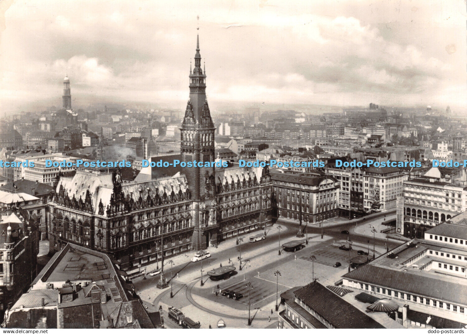 D067033 Hamburg. Rathaus Mit Rathausmarkt. Rud. Karstadt. Nr. 1. RP