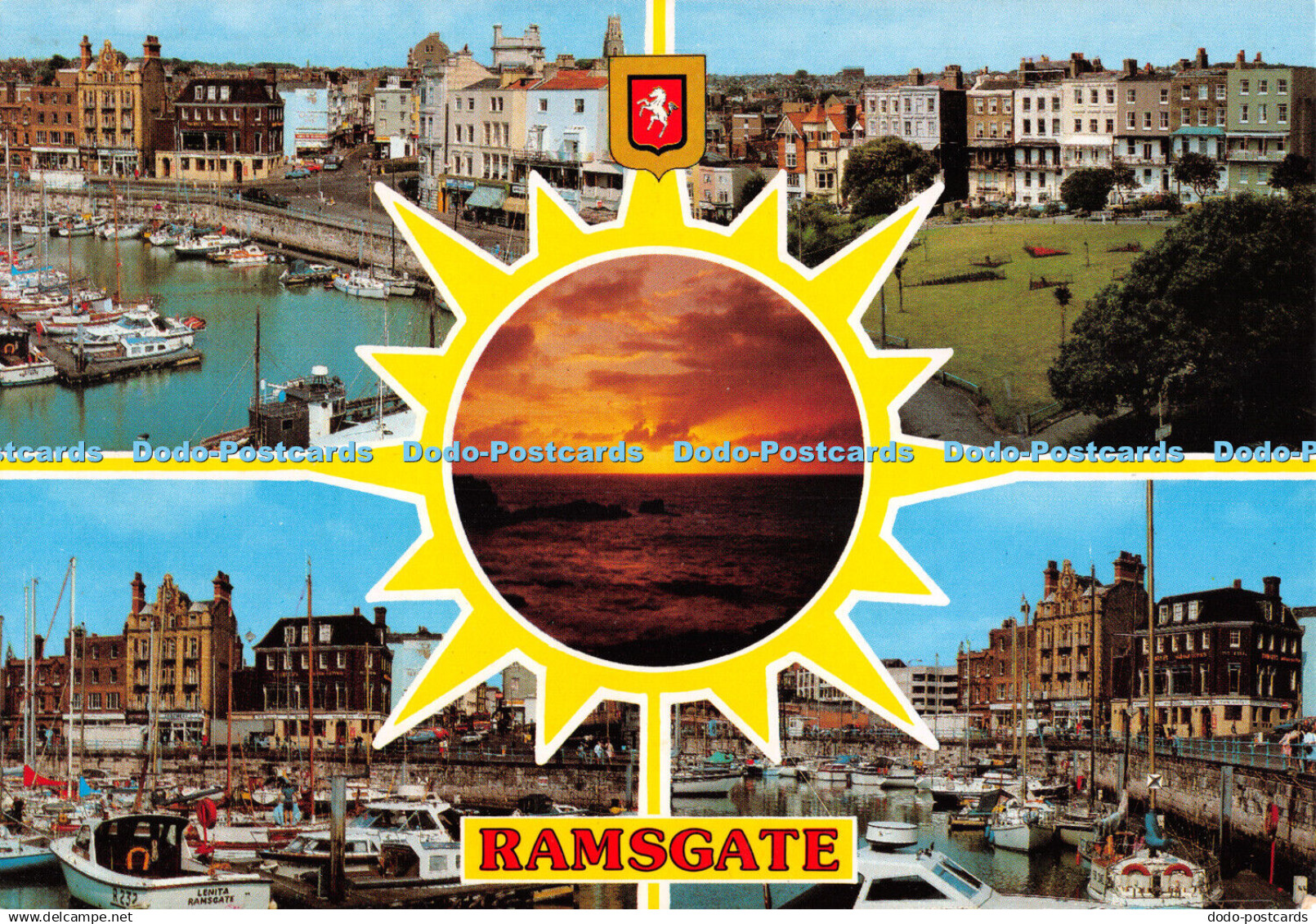 D069901 Ramsgate. The Harbour. Ramsgate Gardens. Elgate Products. Multi View