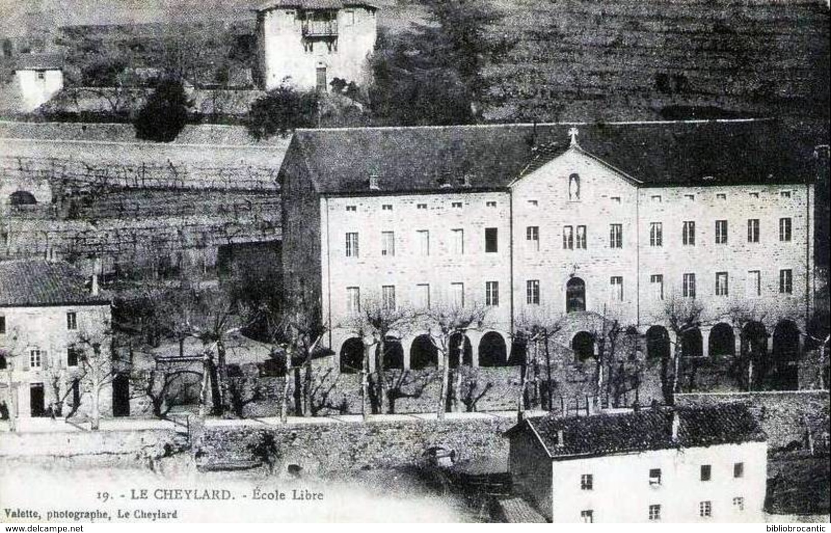 D07 - LE CHEYLARD - VUE DE L'ECOLE LIBRE