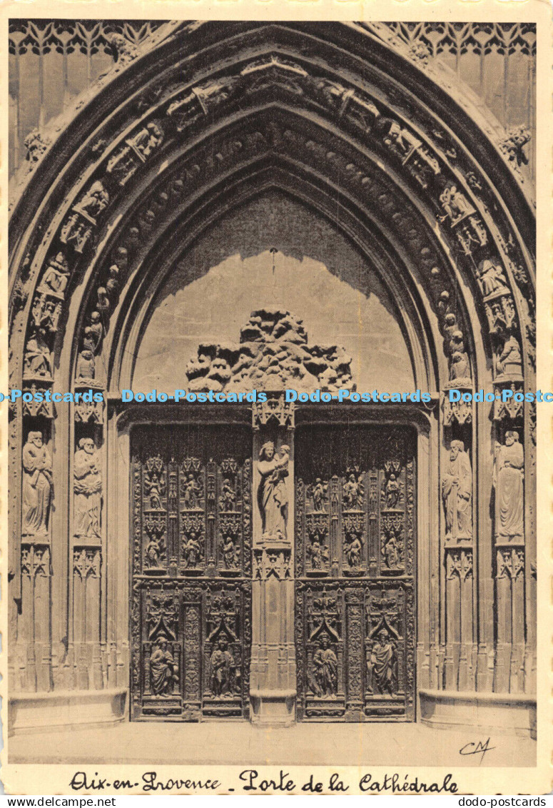 D086630 Aix en Provence. Porte de la Cathedrale. La Provence. Edition de Luxe