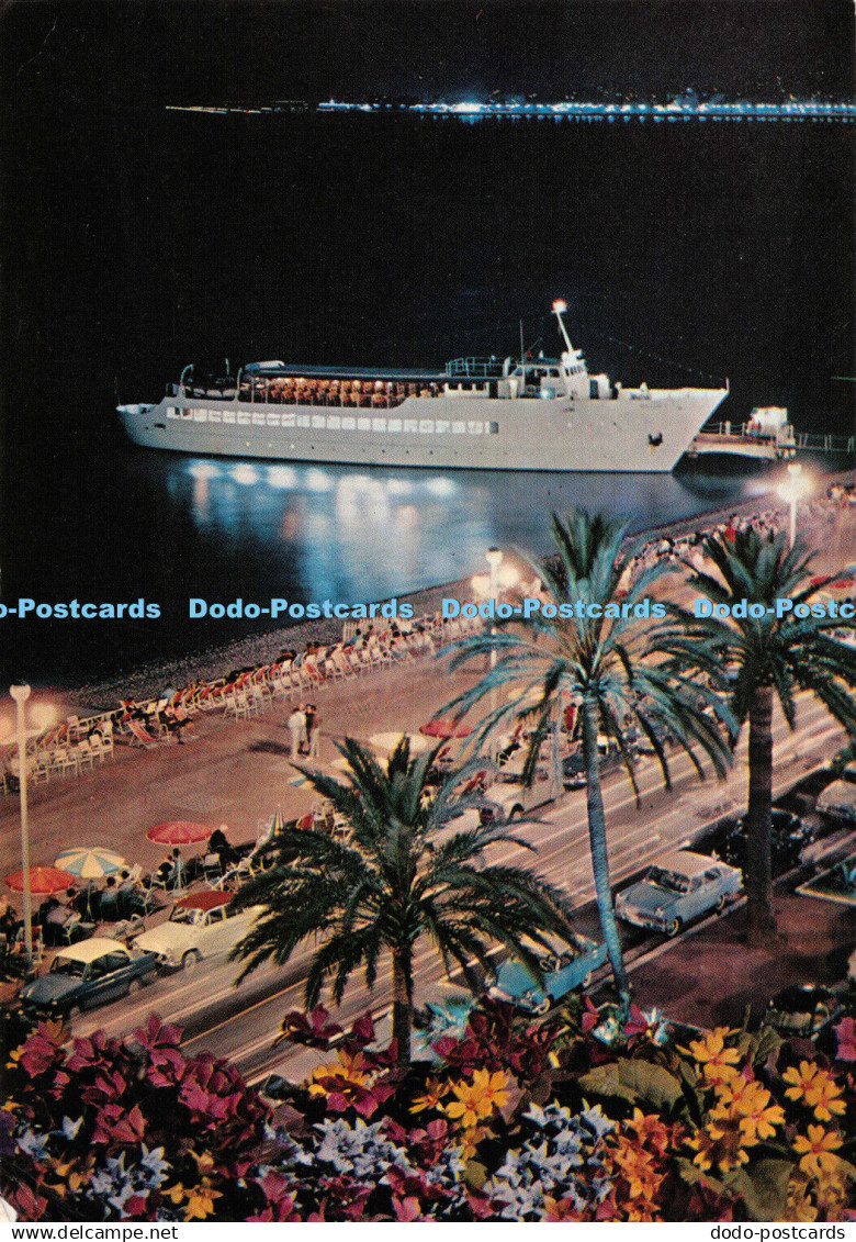 D086642 Cote dAzur. N. 20. Nice La Nuit. Edition de la Cote dAzur