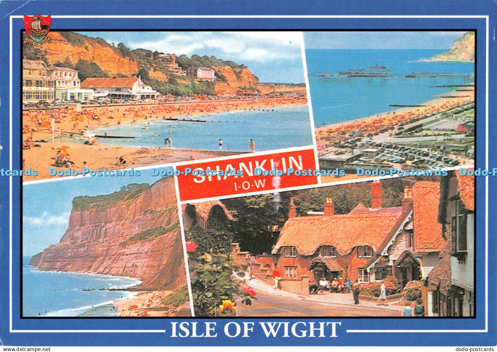 D088579 Isle of Wight. Shanklin. Dunnose Head. Keat Green. Shanklin Old Village.