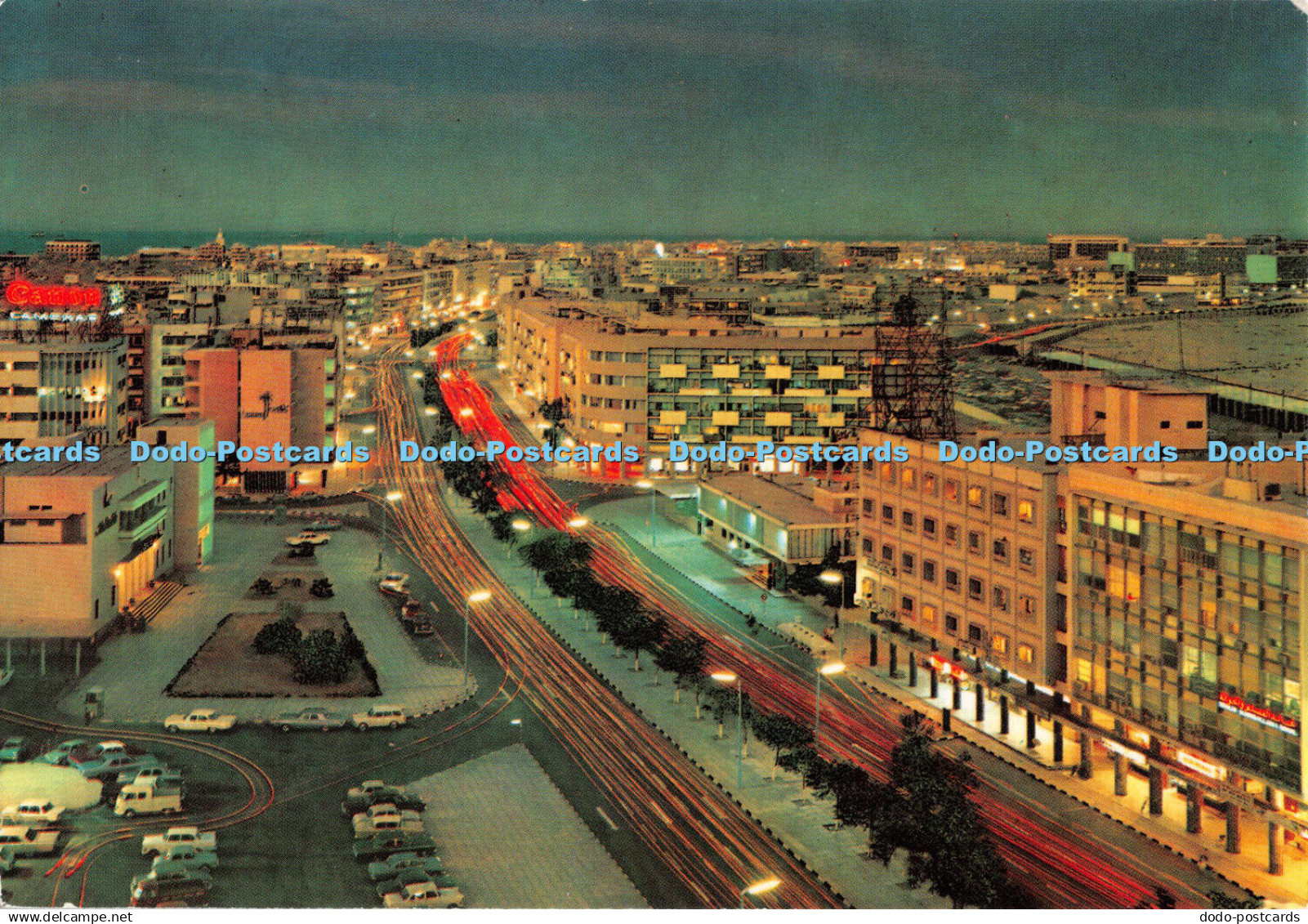 D089276 Fahd Al. Salem Street at Night. Kuwait. Kruger