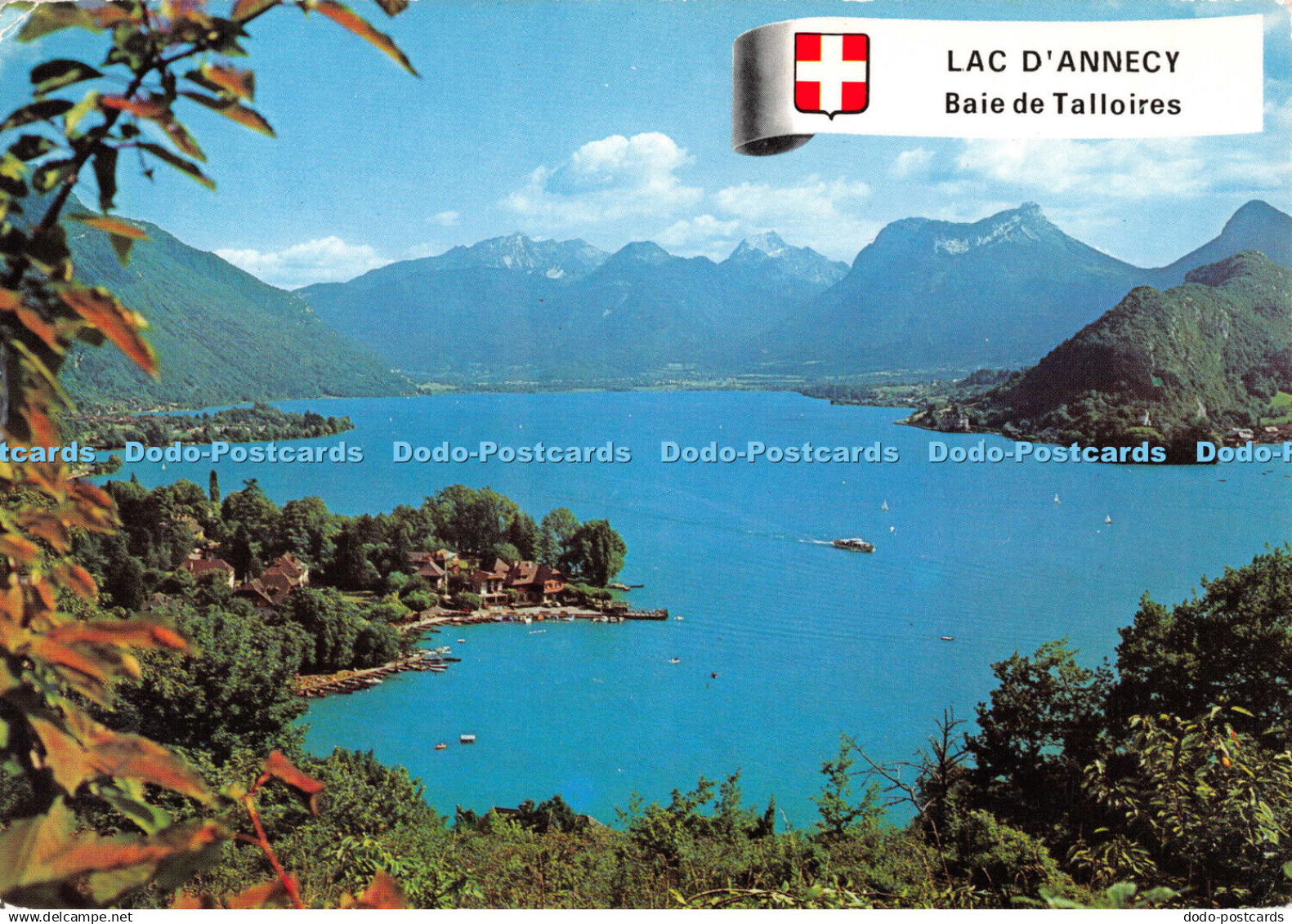 D091494 Lac dAnnecy. Baie de Talloires. Haute Savoie. La Baie de Talloires et le