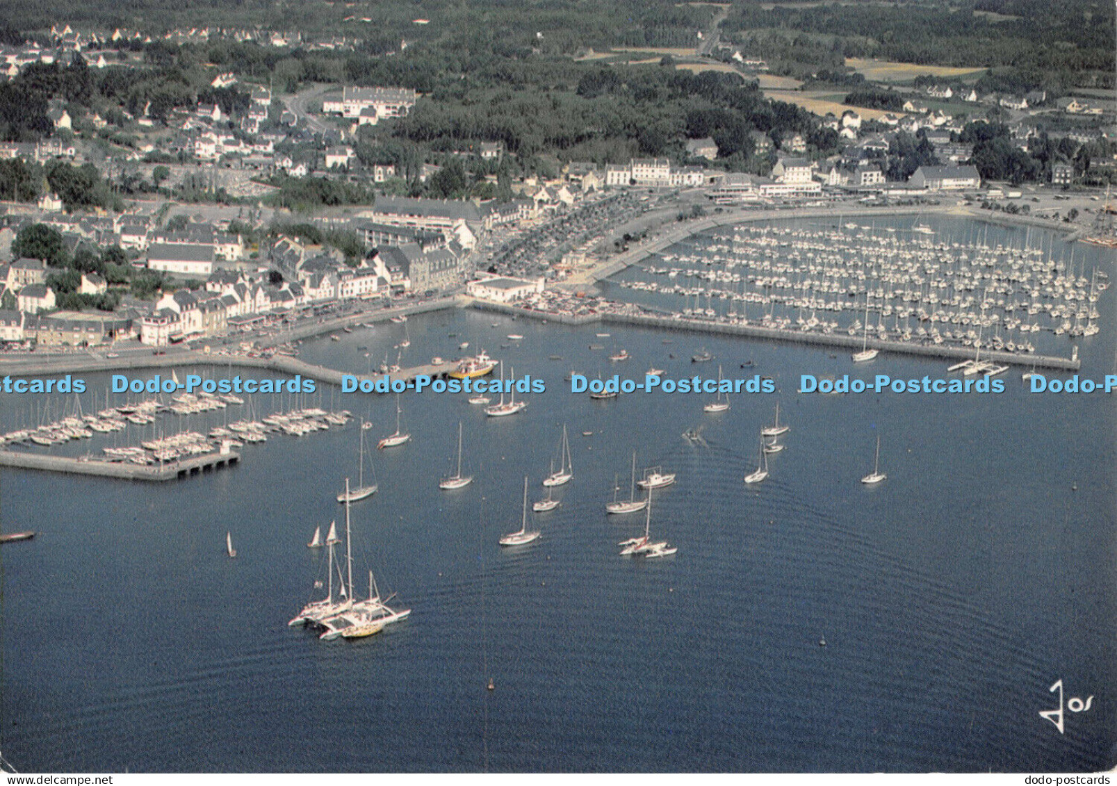 D096014 La Trinite sur Mer. Morbihan. Le Port de Plaisance. Jos. 1987
