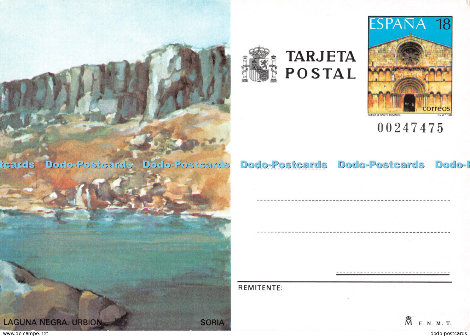 D096724 Laguna Negra. Urbion. Soria. Iglesia De Santo Domingo. M. F. N. M. T