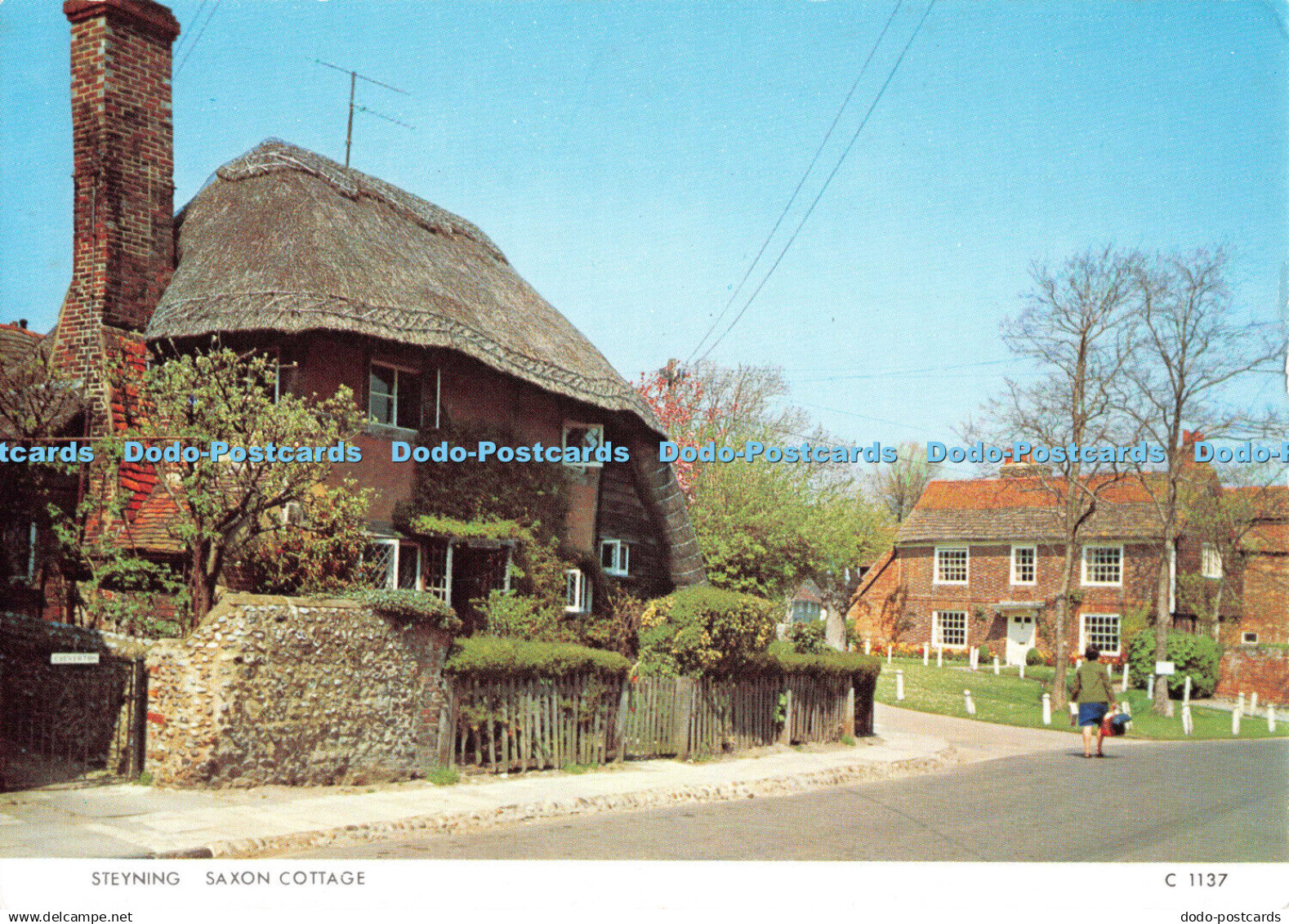 D100959 Steyning. Saxon Cottage. Judges. C 1137