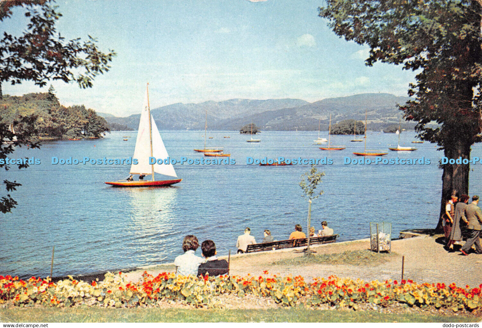 D103083 Windermere. Westmorland. Favourite view from Bowness on Windermere. Dixo