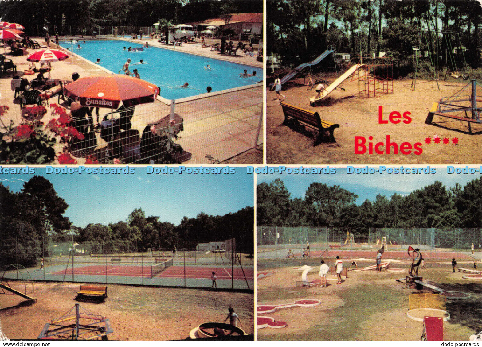 D114596 Les Biches. En Vendee. Camping des Biches. Saint Hilaire de Riez. Vendee