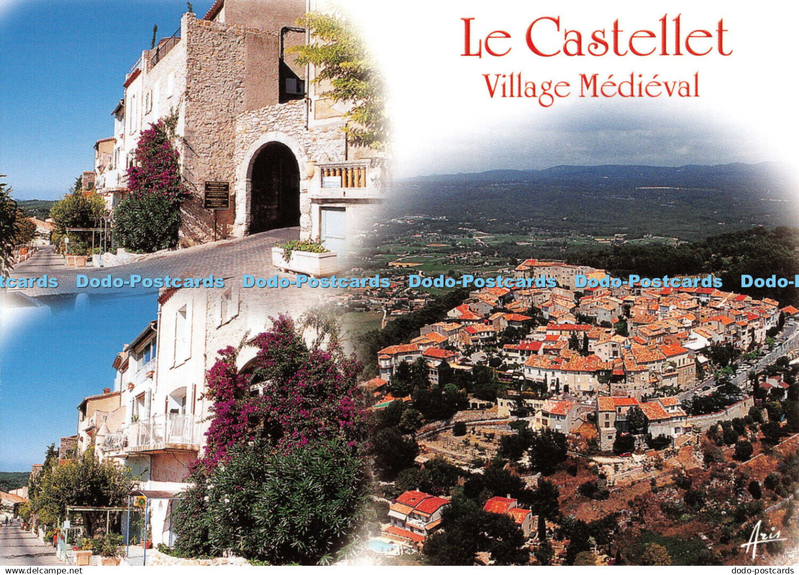 D117306 Le Castellet. Village Medieval. Lumiere et Beaute de la Cote dAzur. Aris