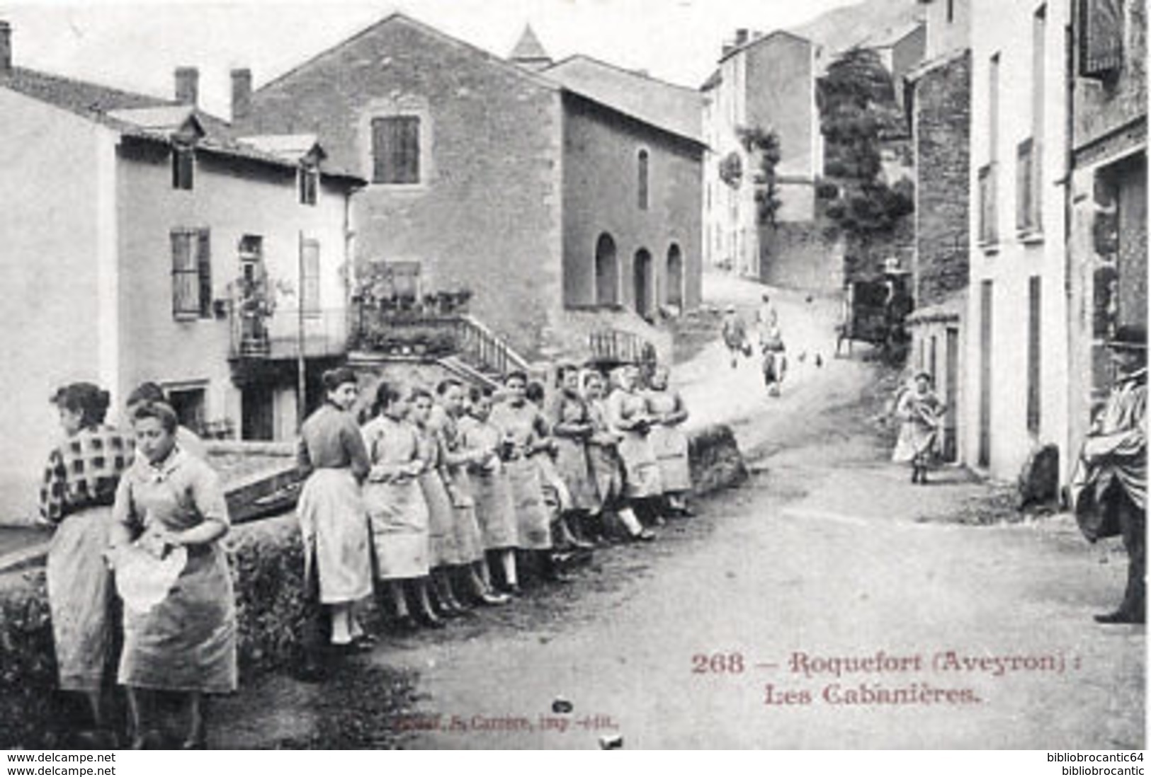 D12 Cpa précurseur -  AVEYRON -  ROQUEFORT < LES CABANIERES