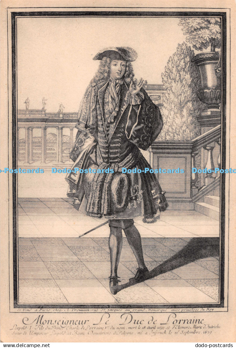 D121149 Vers Costumes Personnages Historiques Leopold 1 er Duc de Lorraine L Enc