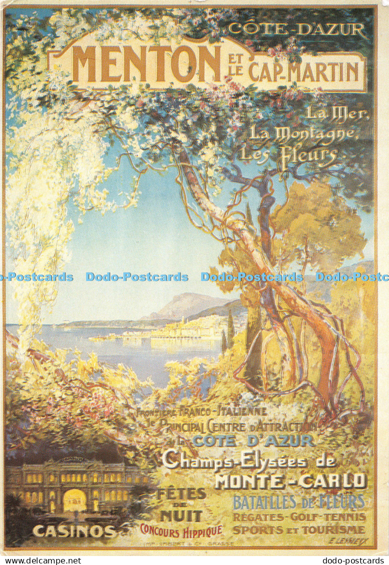 D121298 Cote D Azur Menton et le Cap Martin Les Grandes Expositions de l O M A P