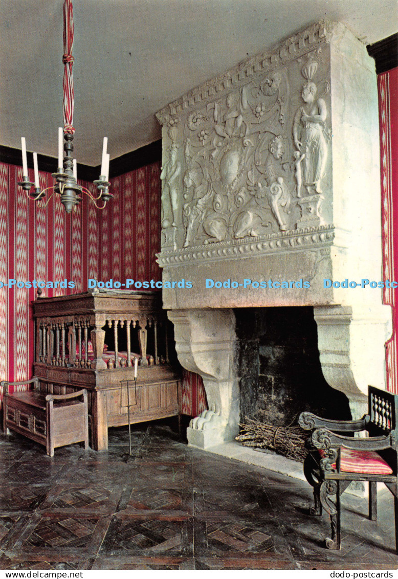 D121437 Chateu de Kerjean en Saint Vougay Finistere Chambre a Coucher Du Castele