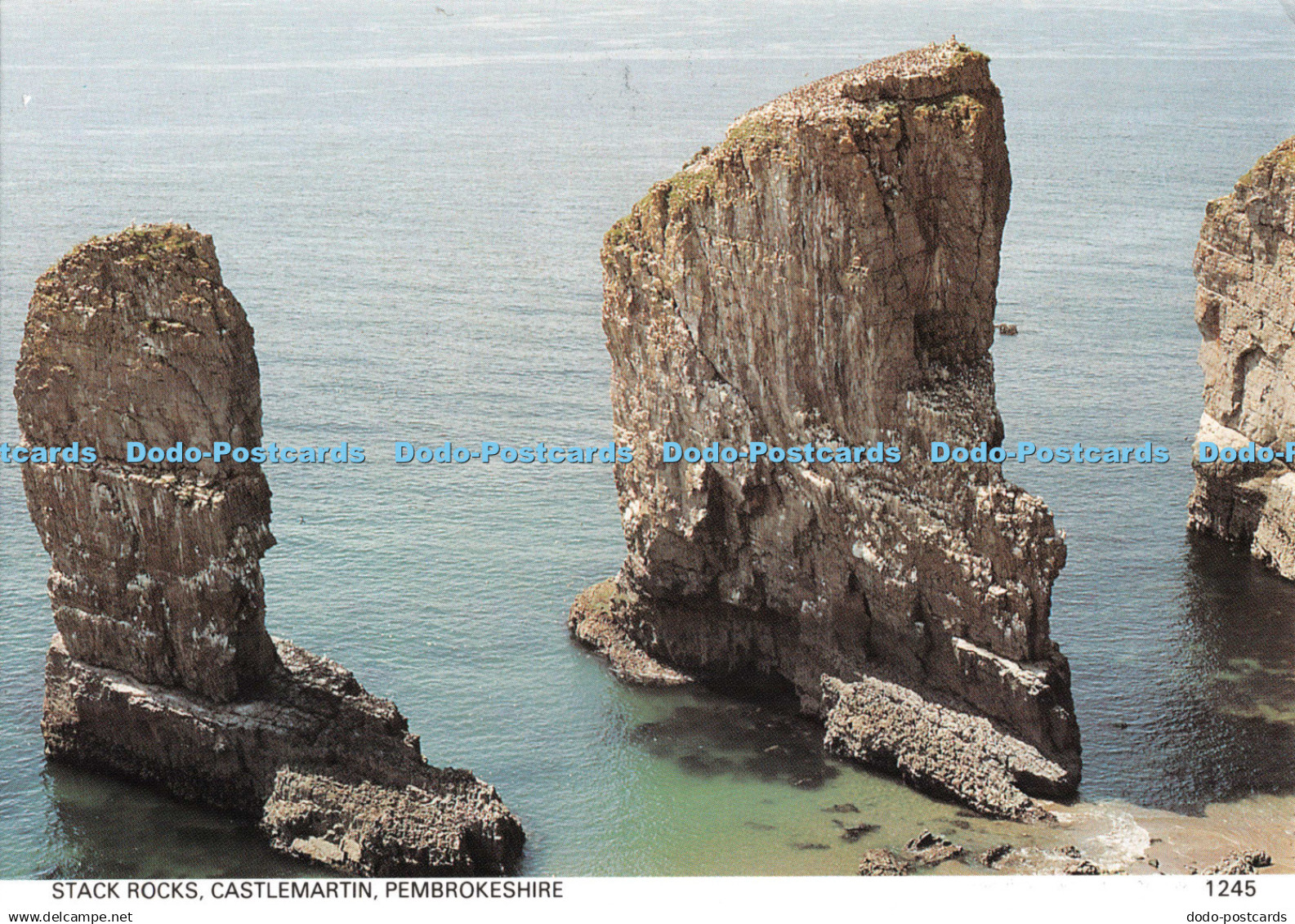 D122532 Pembrokeshire Stack Rocks Castlemartin Pembrokeshire Eye Postcards Haven