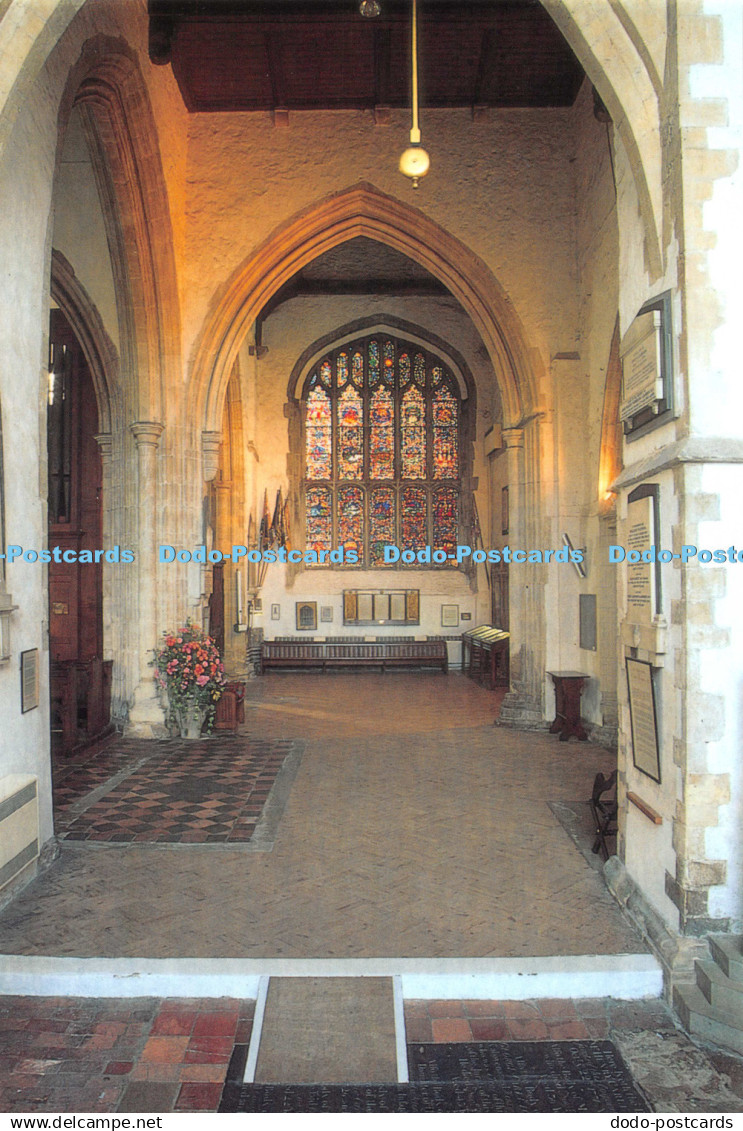 D123552 Rye St Mary Church Benedictine window and Pendulum Rye Parochial Church