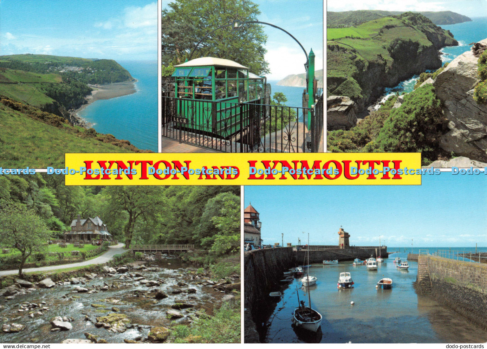 D124057 Lynton and Lynmouth Lynmouth Harbour J Salmon Multi View