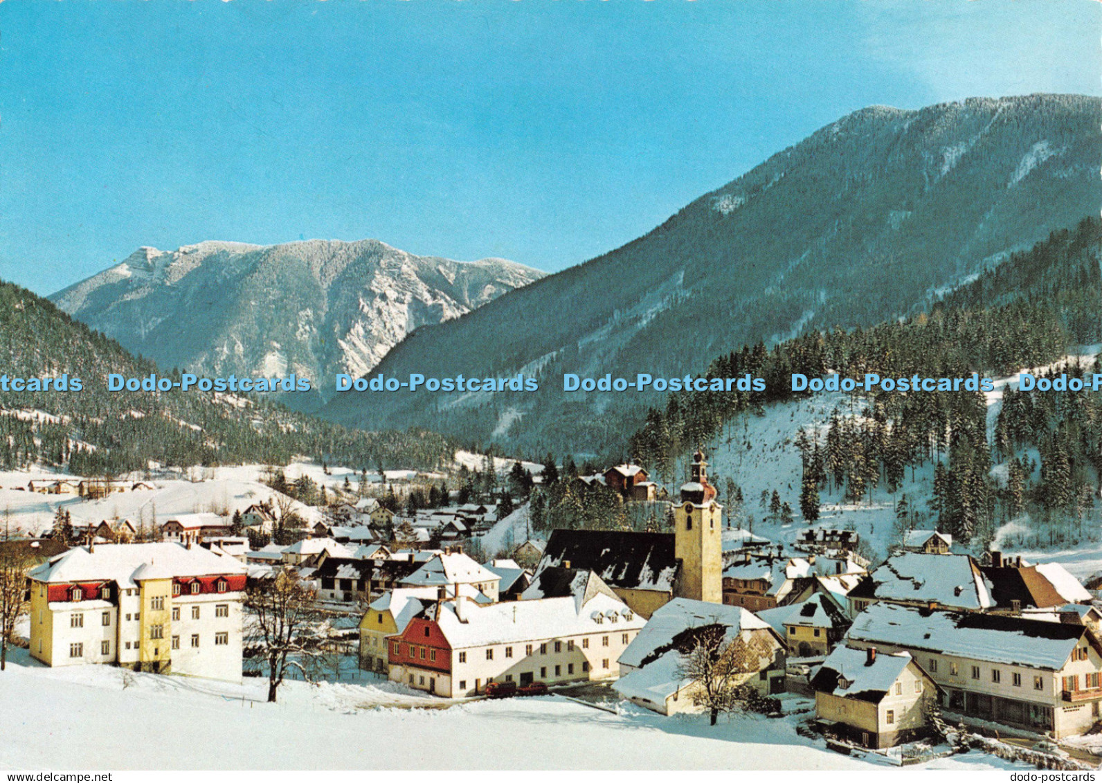 D124076 Wintersportplatz Lunz am See Mit Scheiblingstein und Hetzkogel J Mark