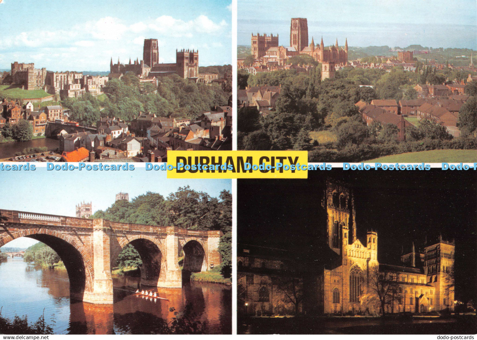 D124172 Durham City Durham Castle and Cathedral J Arthur Dixon Multi View