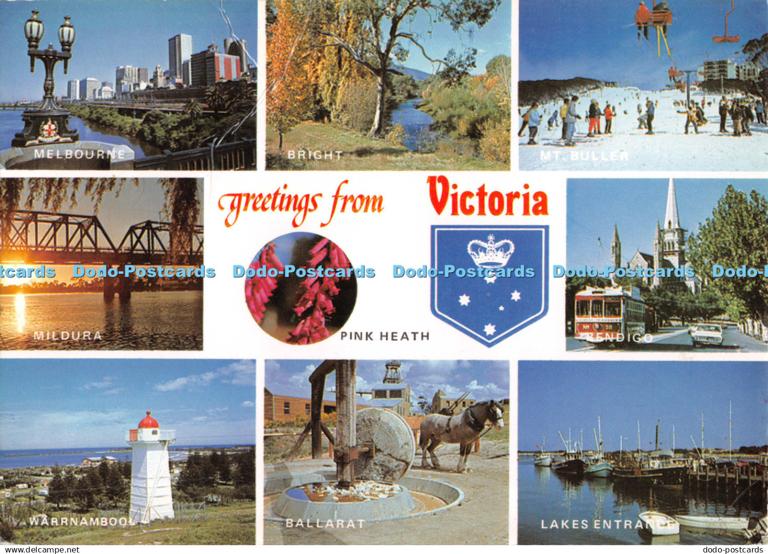 D124479 Greetings From Victoria Mildura Nucolorvue Productions Multi View