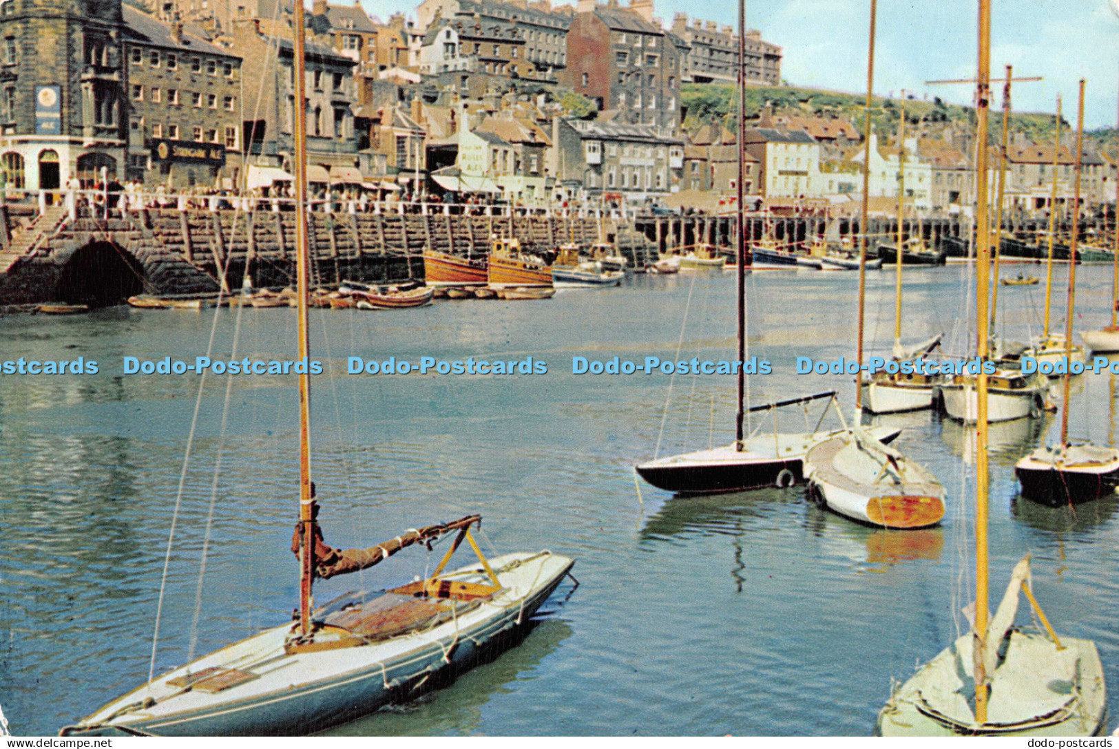 D125627 Whitby Yachts at Their Moorings Whitby Harbour D H Greaves
