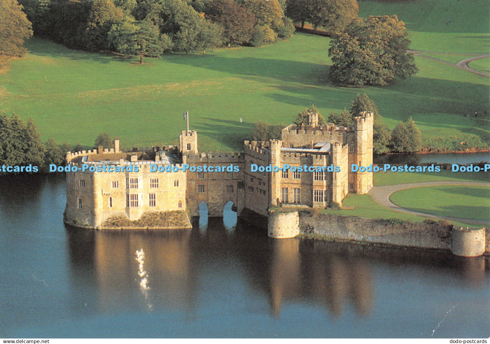 D126895 Kent Leeds Castle near Maidstone Aerial View Leeds Castle Foundation