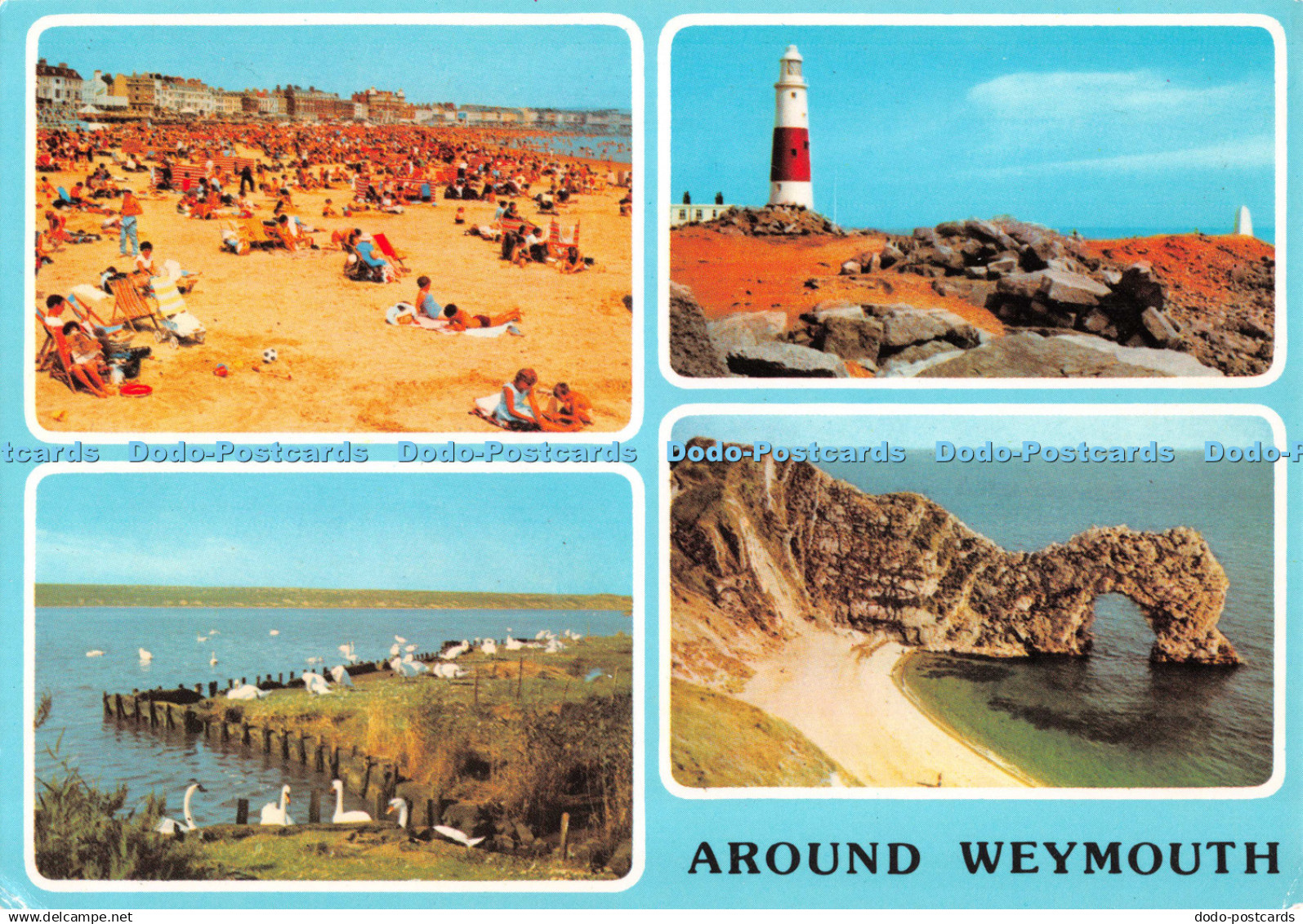 D128390 Around Weymouth Weymouth Beach J Arthur Dixon Multi View