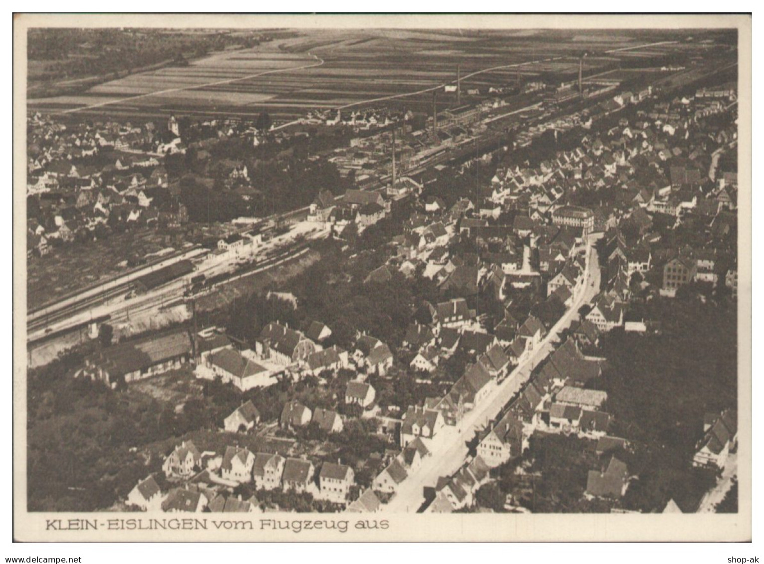 D1284/ Klein-Eislingen   AK Luftbild  ca.1930
