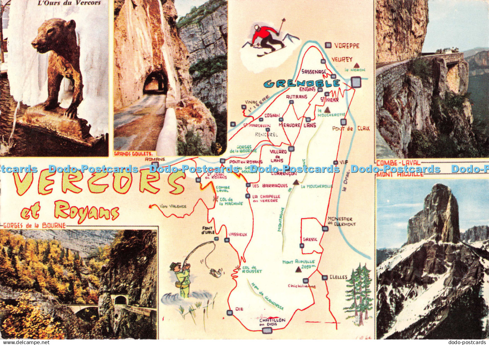 D128563 Vercors et Royans Les Alpes du Dauphine Paysages du Vercors et du Royans