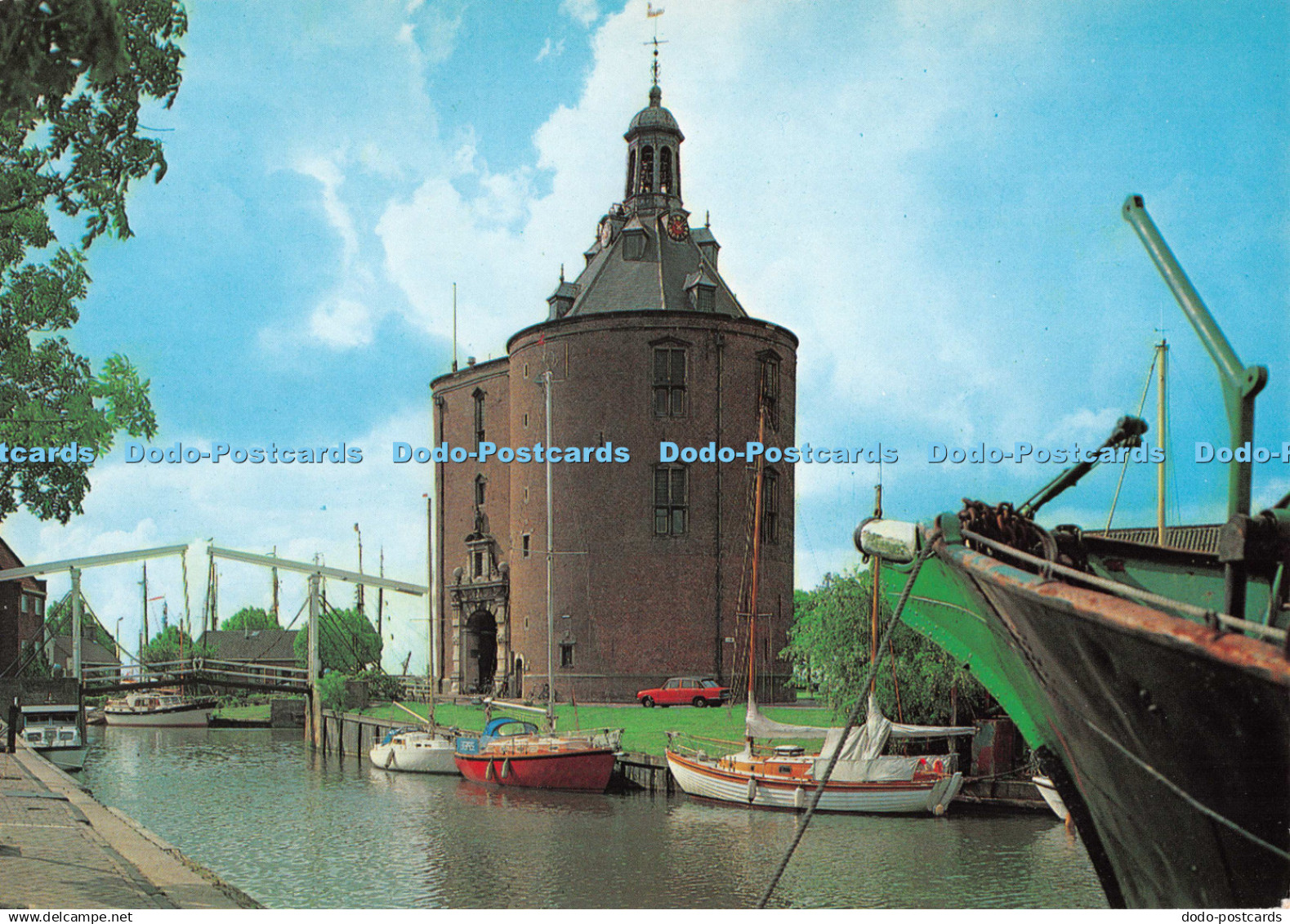 D129601 Enkhuizen Drommedaris Vroegere Zuiderpoort Gebr Spanjersberg