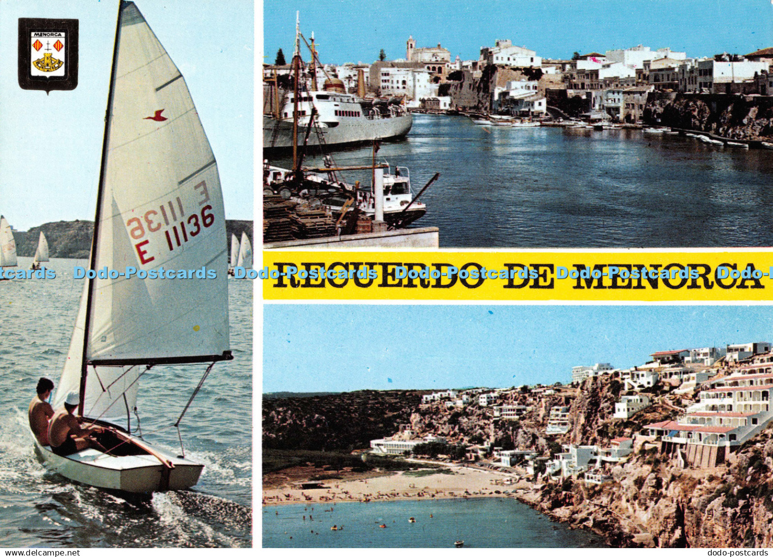 D130218 Recuerdo de Menorca No 98 Isla De Menorca A Subirats Casanovas Escudo De