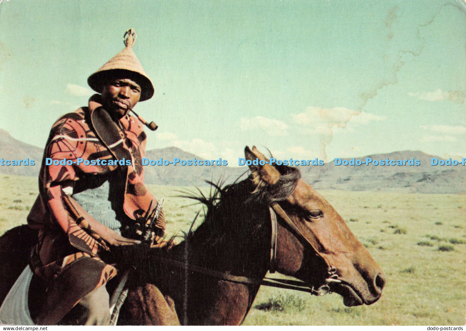 D131320 Mosotho Horseman Tloutle Lesotho Frameworthy