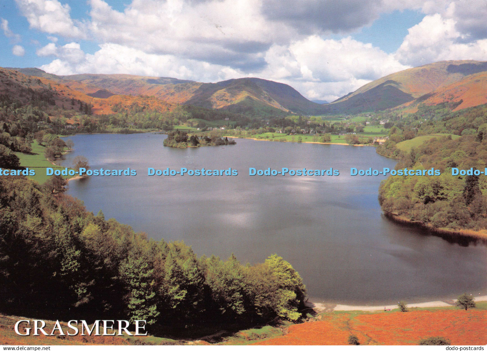 D133323 Grasmere Lake District Grasmere from Loughrigg Salmon 2011